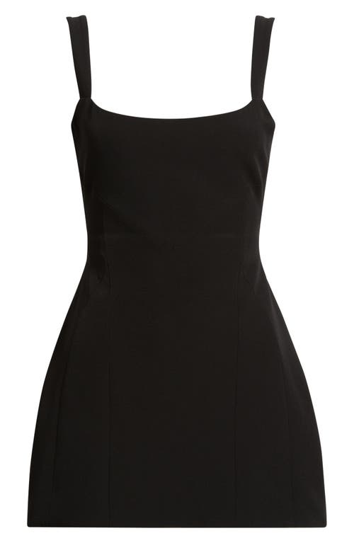 Artless Forever Frame A-line Minidress In Black