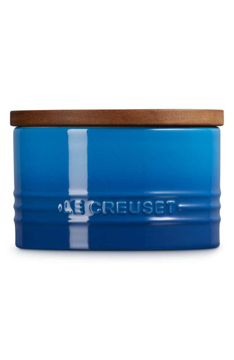 Le Creuset Signature Stoneware 16-Ounce Storage Canister, Alternate, color, Marseille