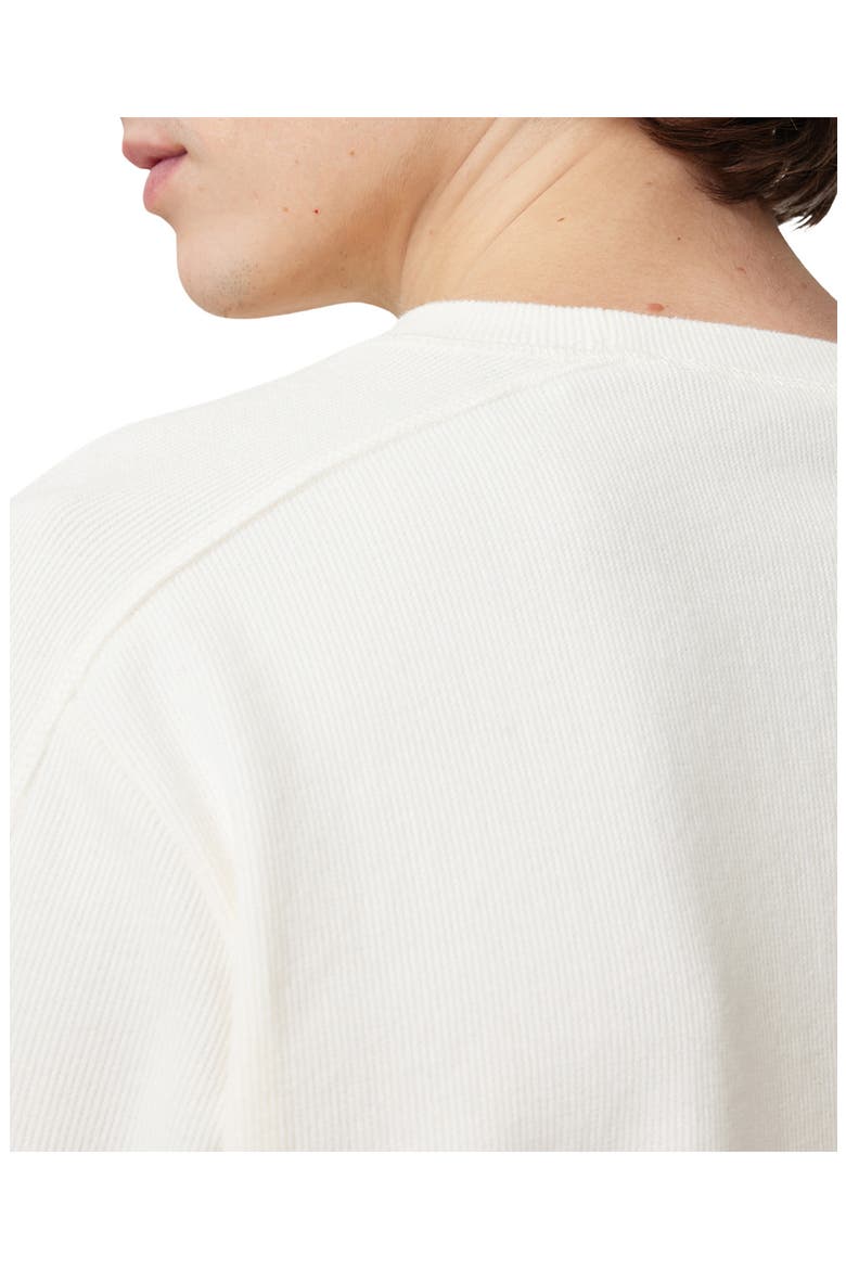 Rowe Long Sleeve Waffle Knit T-Shirt, Alternate, color, CHALK WHITE