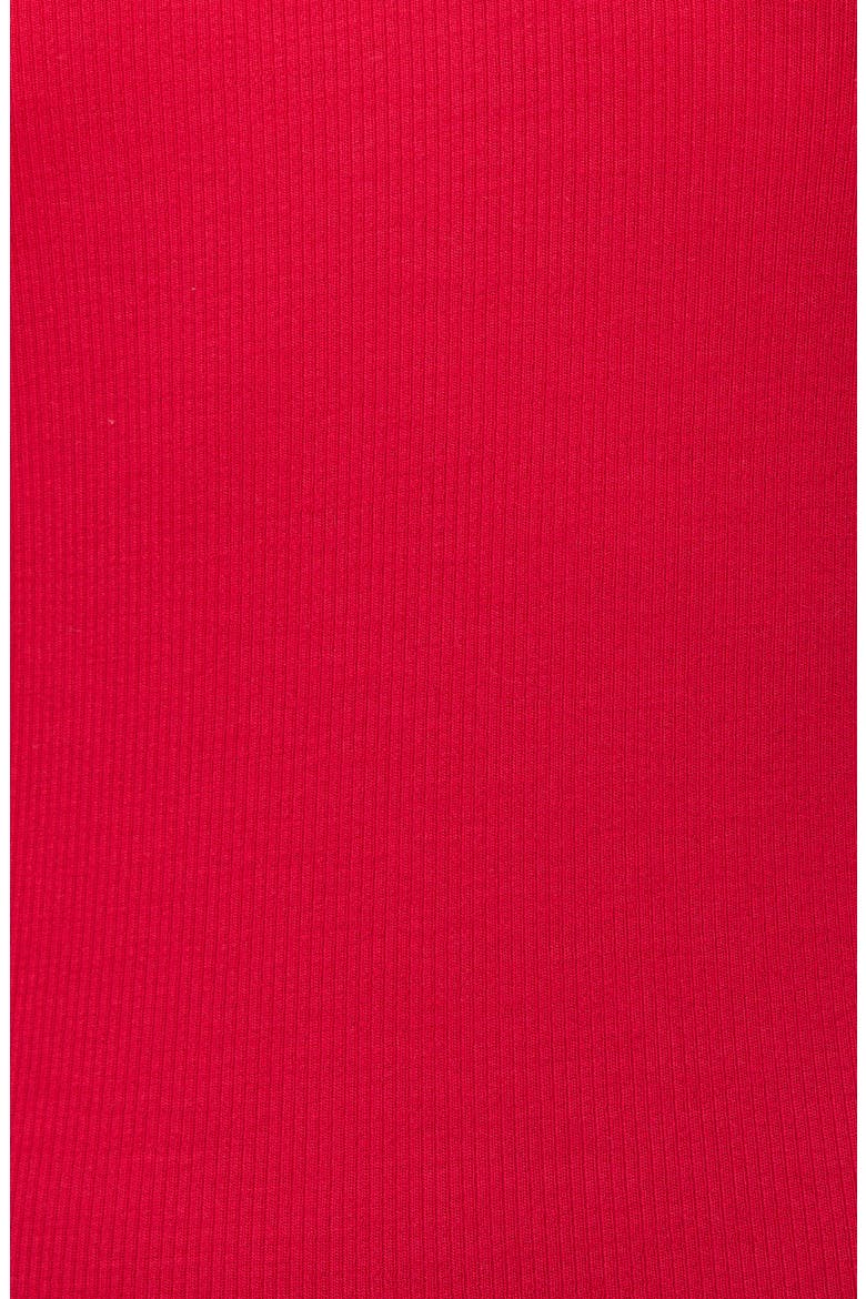 The Scoop Neck Midi Dress, Alternate, color, Red