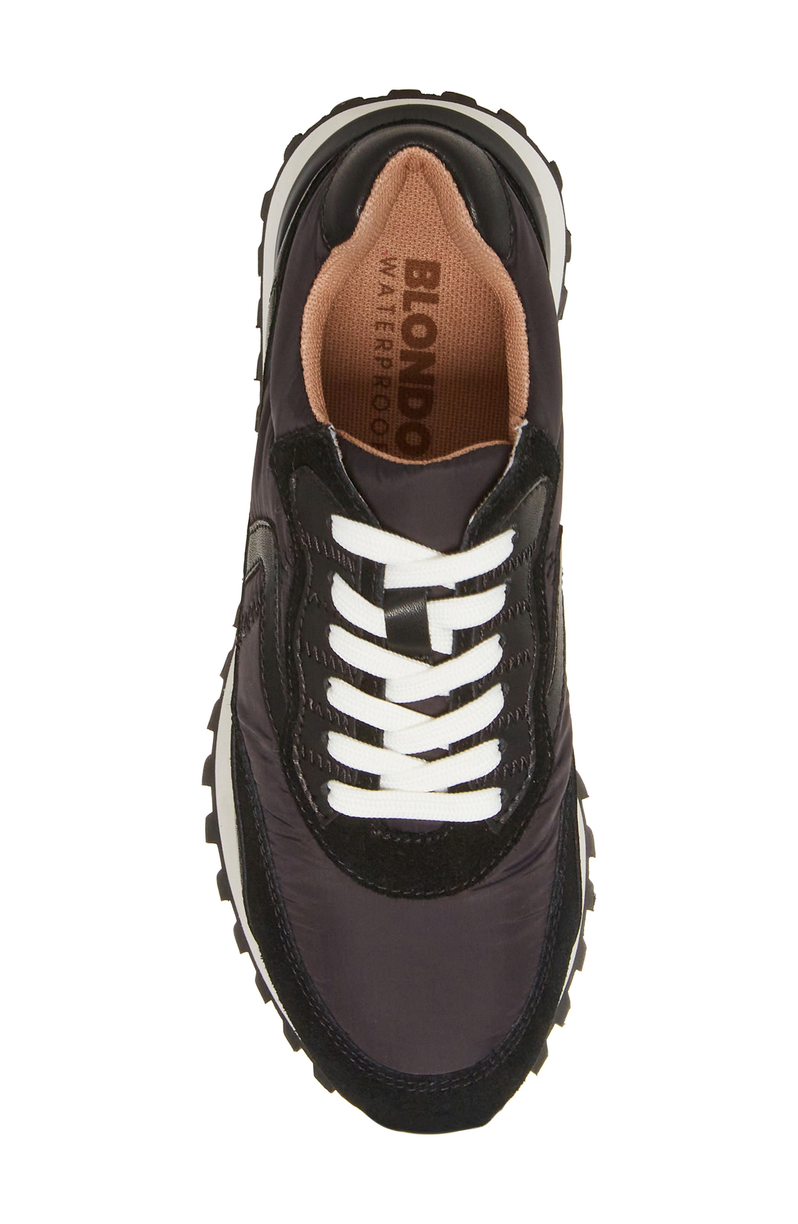 Blondo Lois Retro Waterproof Running Sneaker, Alternate, color, Black Multi