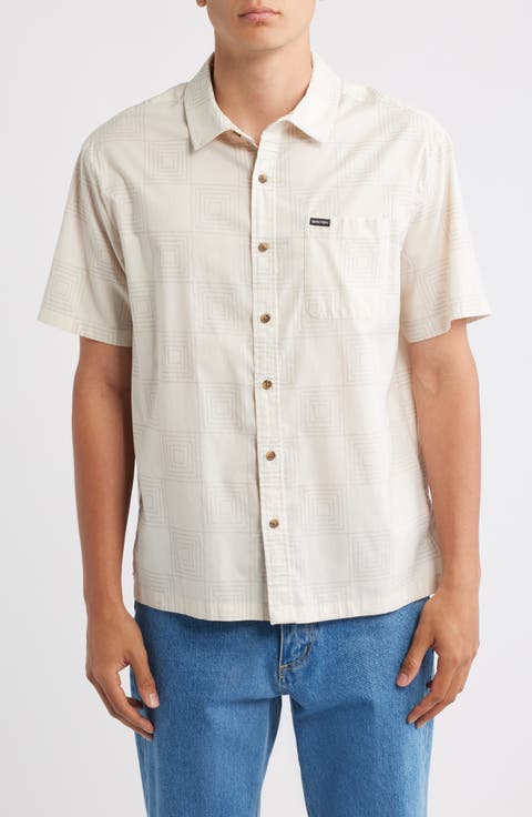 Cru Checker Short Sleeve Button-Up Shirt