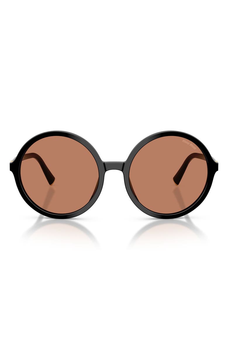 Miu Miu 59mm Round Sunglasses, Main, color, 