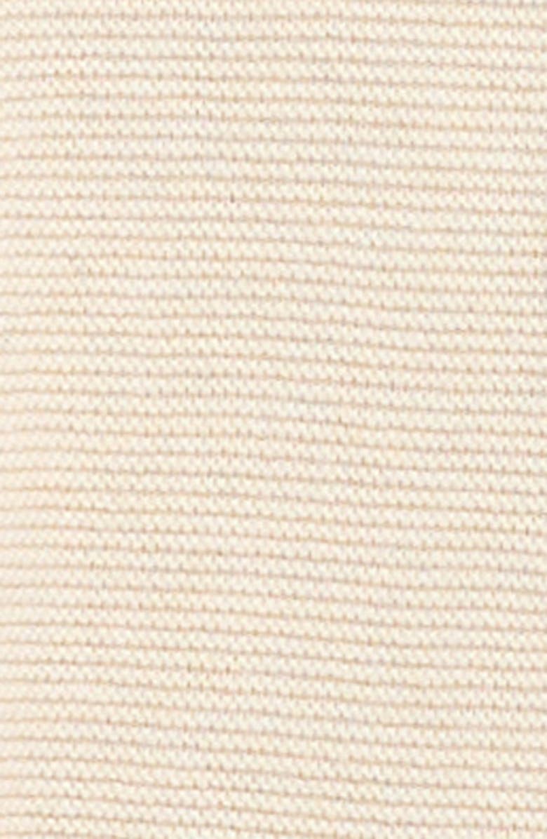 QUINCY MAE Heathered Organic Cotton Knit Joggers, Alternate, color, Natural