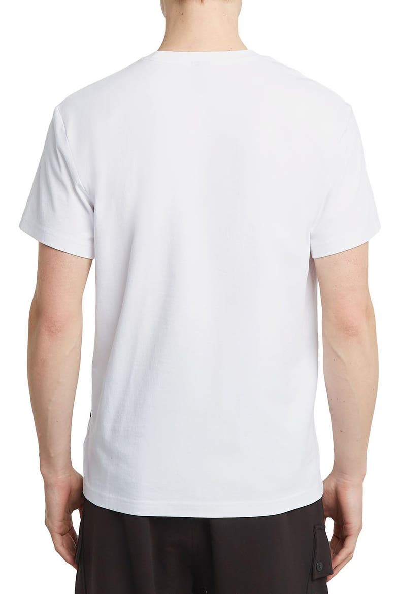 Felt Logo Organic Cotton T-Shirt, Alternate, color, WHITE