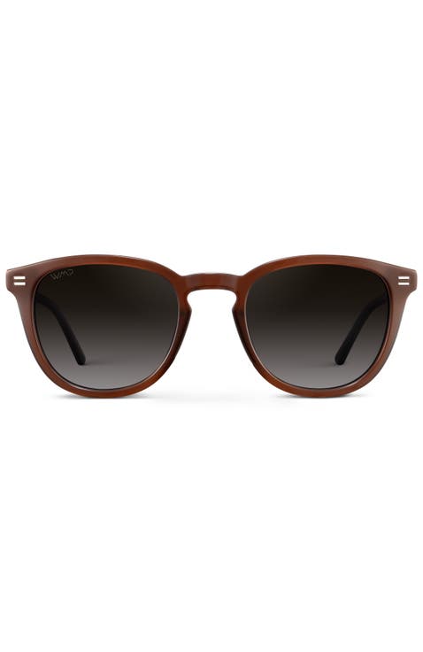 Walker - 50mm Rounded Oval Polarized Sunglasses