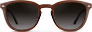 WMP Eyewear Walker - 50mm Rounded Oval Polarized Sunglasses