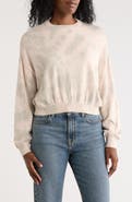Democracy Tie Dye Crop Sweater