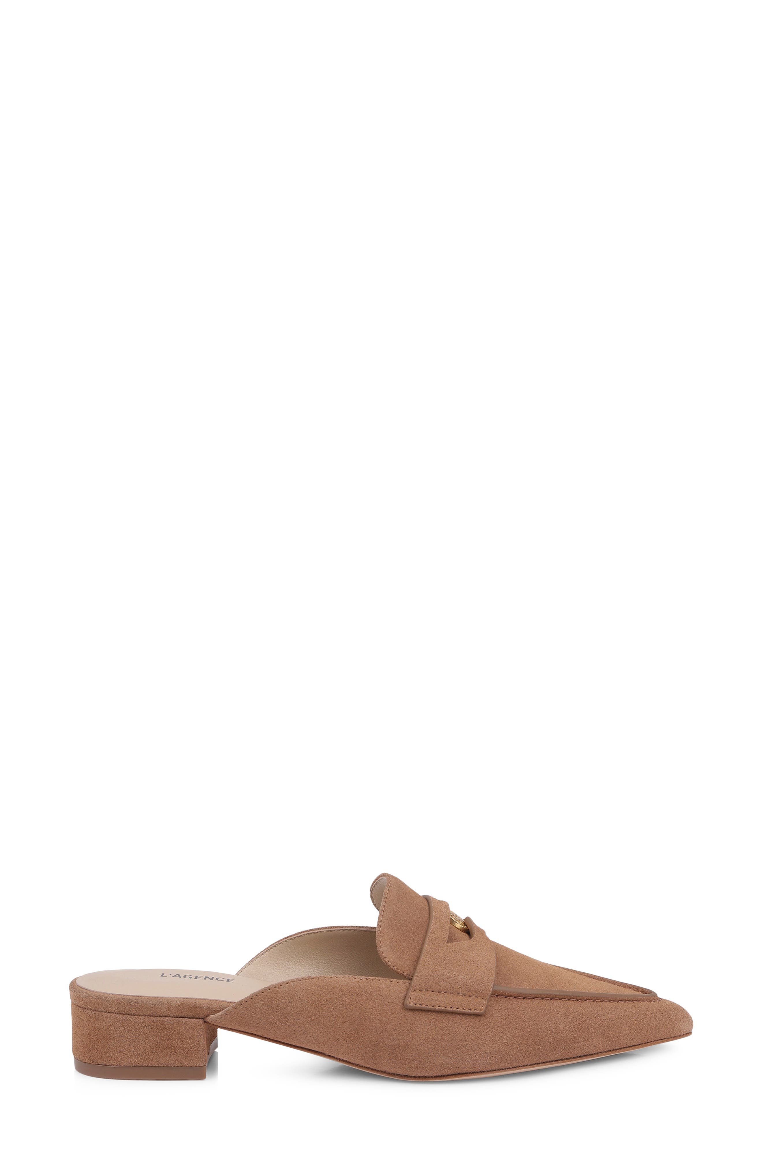 L'AGENCE Provence Mule, Alternate, color, Sand Suede