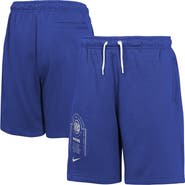 Nike Youth Nike Blue New York Knicks Courtside Club Fleece Shorts