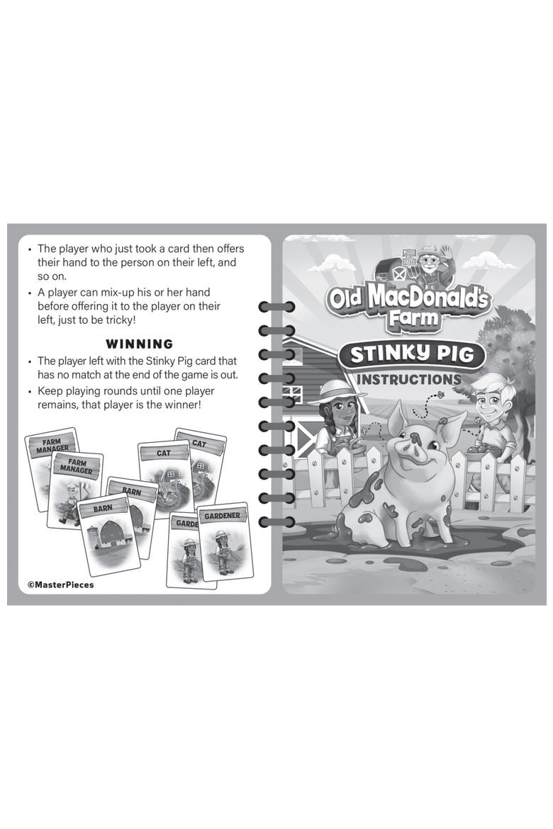 Old MacDonald - Stinky Pig Card Game, Alternate, color, Multicolor
