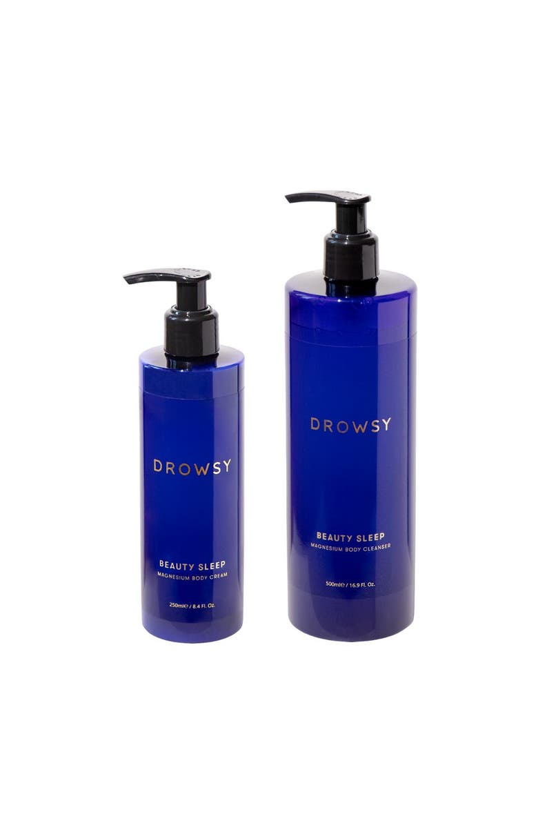 Drowsy Sleep Co. Beauty Sleep Care Bundle Body Cream & Cleanser, Main, color, NO COLOR