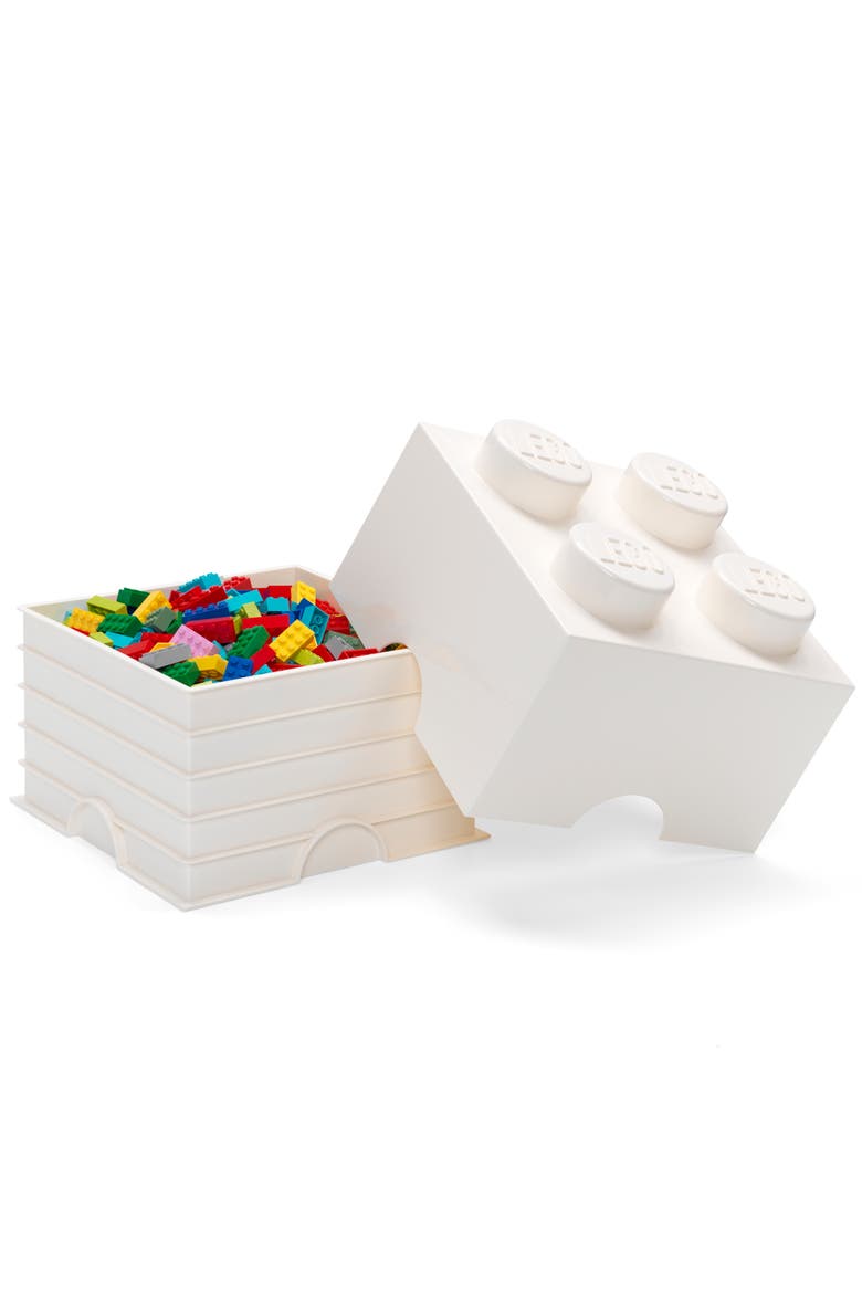 Storage Brick 4, White, Alternate, color, White