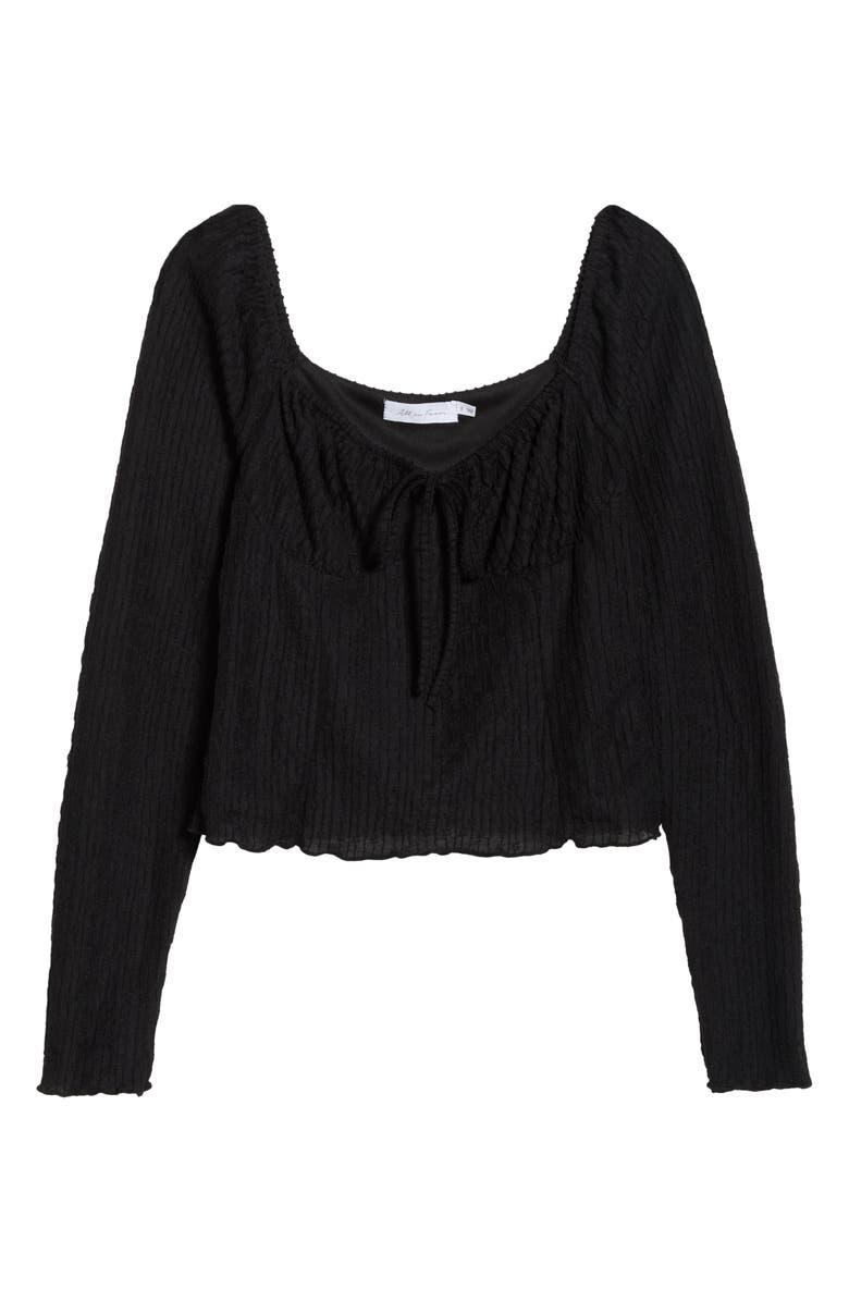 All in Favor Lace Top, Main, color, Black