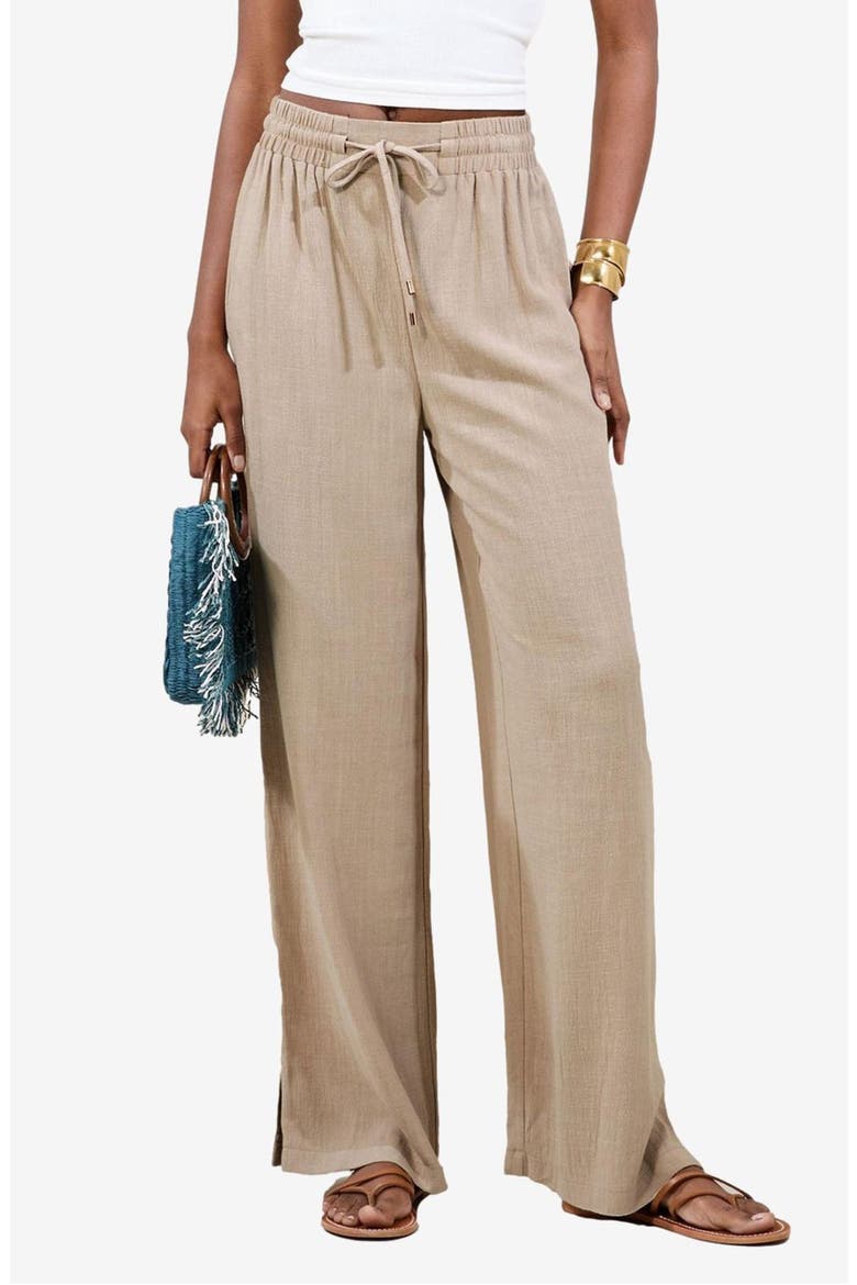 Stone Wide Leg Pants, Main, color, NEUTRAL