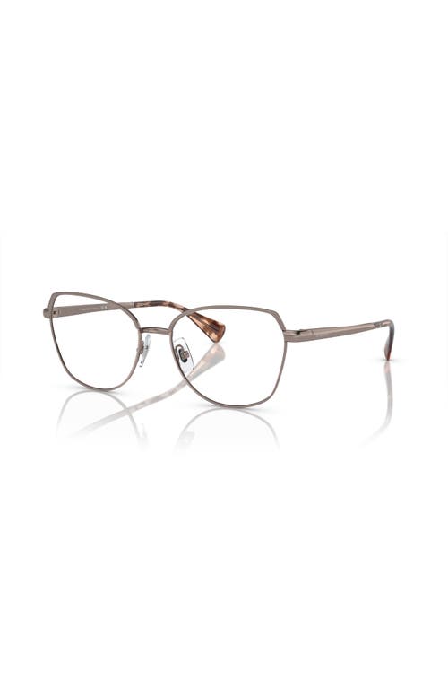 Ralph 55mm Irregular Optical Glasses In Brown