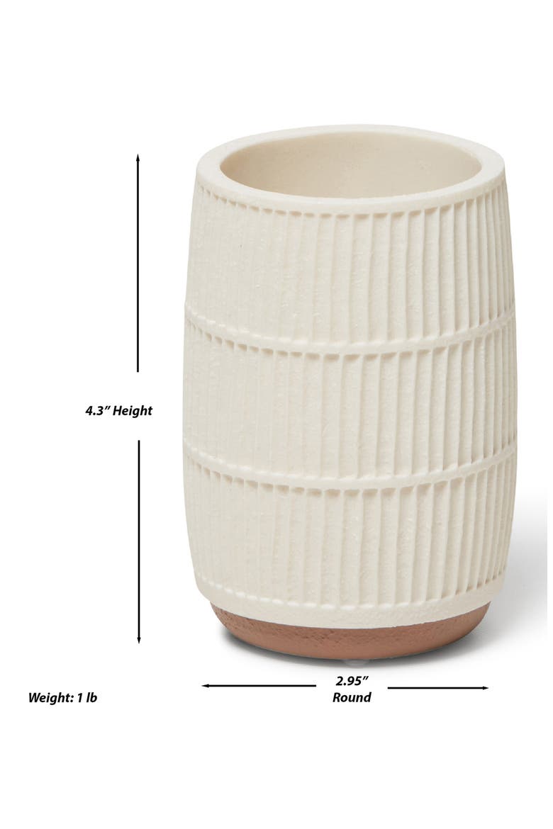 3-Piece Bathroom Accessories Set, Alternate, color, CREAM