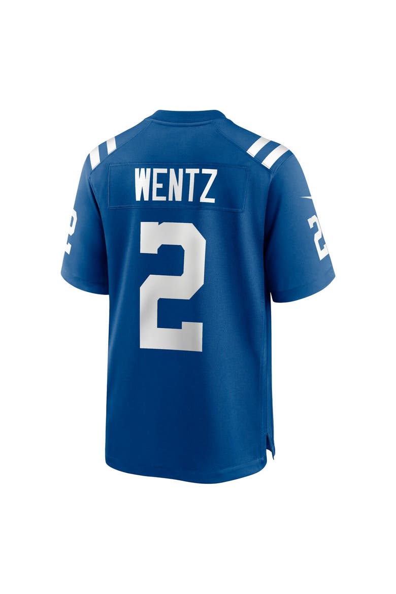 Youth Nike Carson Wentz Royal Indianapolis Colts Game Jersey, Alternate, color, Royal