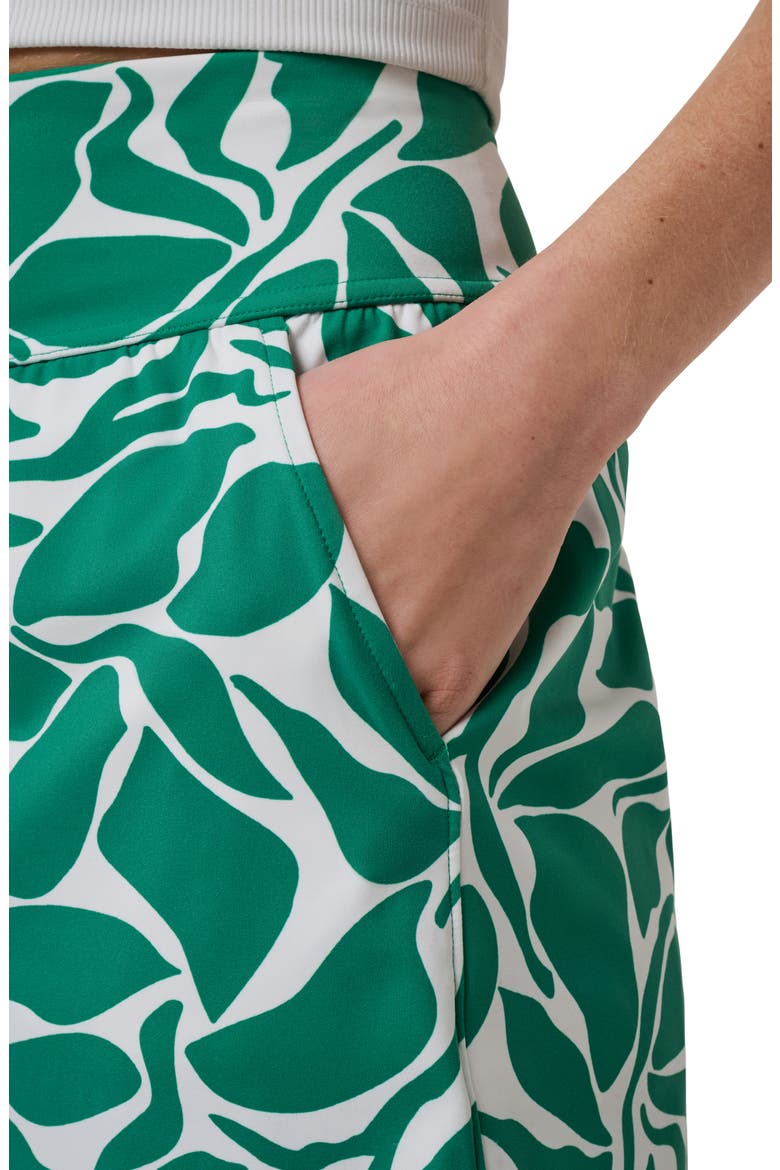 MoveKnit Game Set Match Skort, Alternate, color, GREEN TAMBOURINE MULTI
