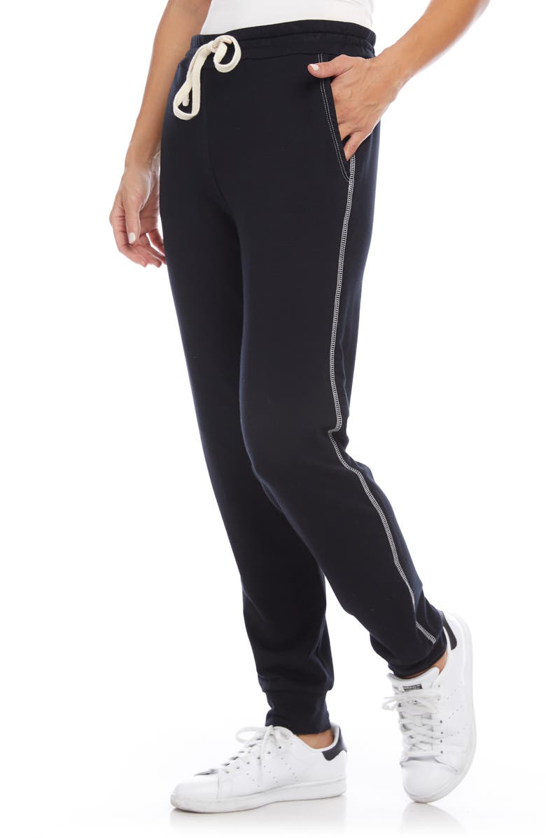 Karen Kane Contrast Stitch Sweatpants, Alternate, color, 