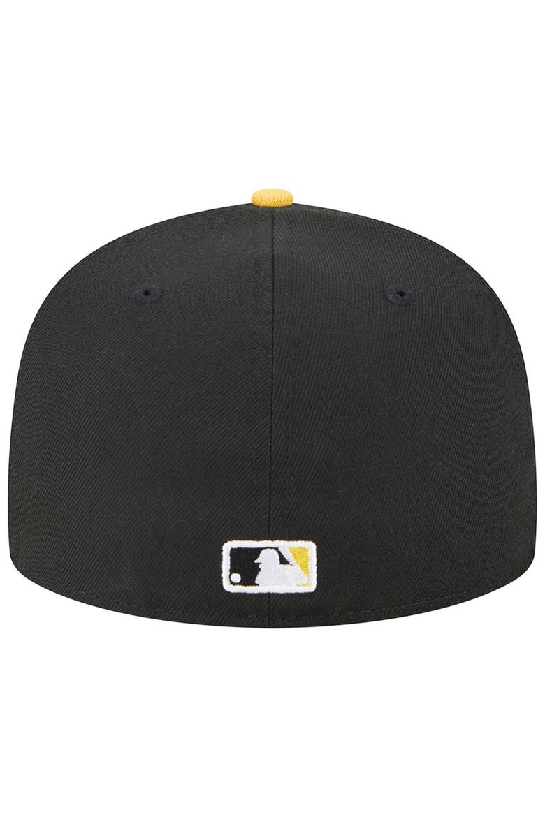 Men's New Era Black/Gold Washington Nationals 59FIFTY Fitted Hat, Alternate, color, Black