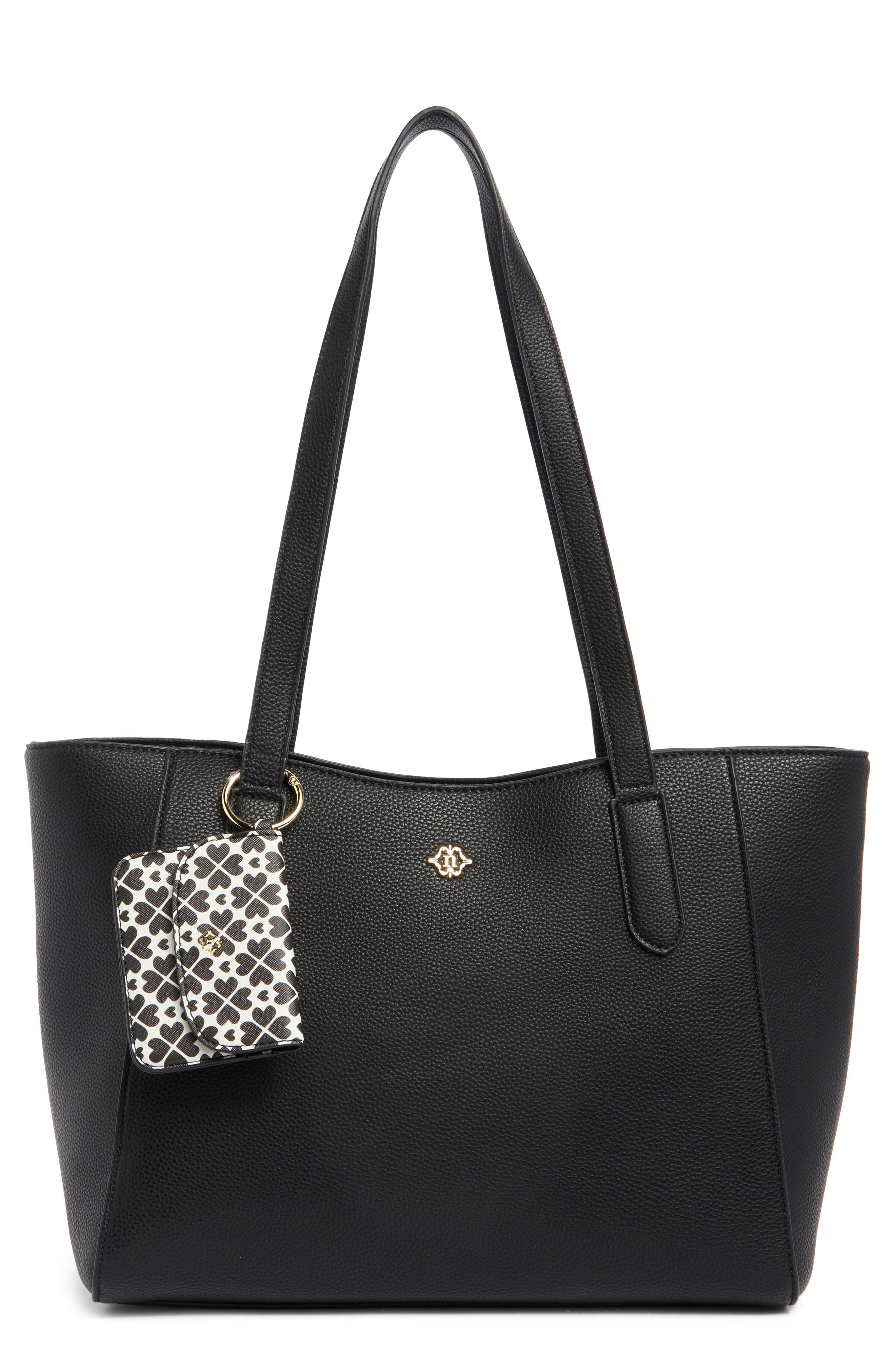 Nanette Lepore Three Piece Tote, Baguette & Card Wallet Set, Main, color, 