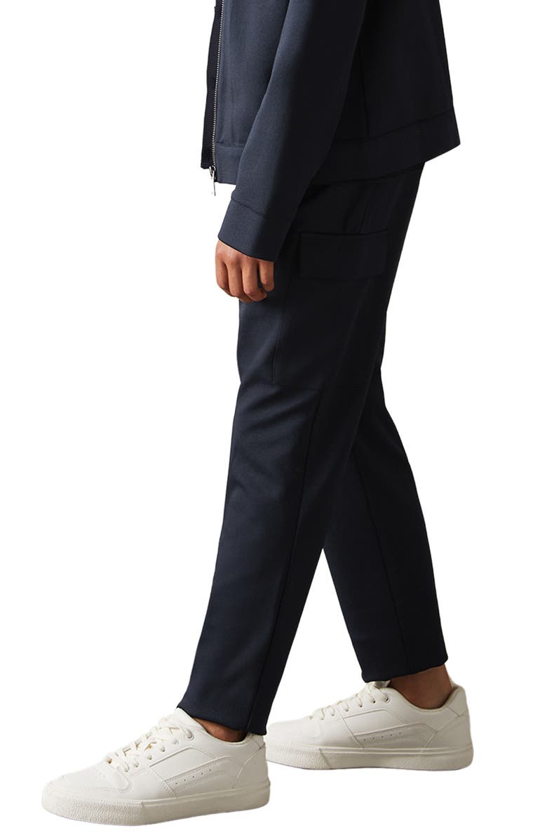 Reiss Kids' Orwell Jr. Twill Cargo Pants, Alternate, color, Navy