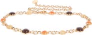 Steve Madden Crystal Chain Belt