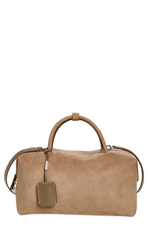Bowler Suede Satchel