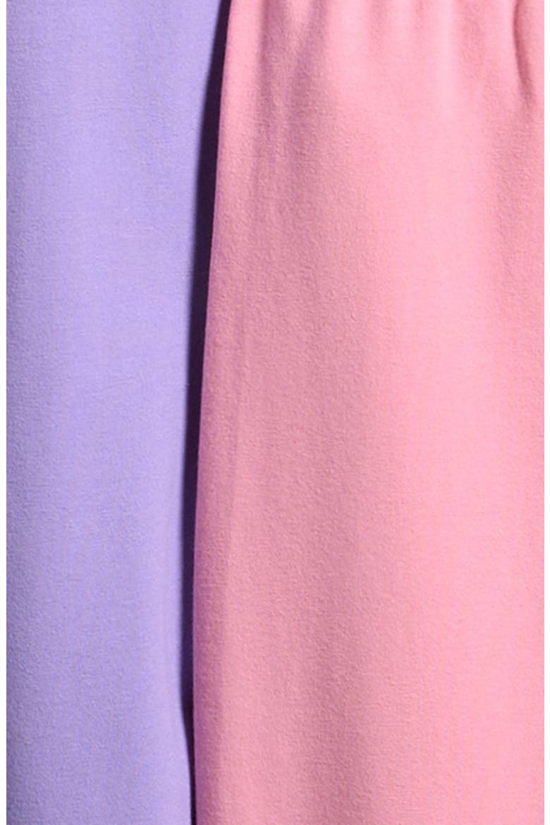 Kids' Assorted 5-Pack Stretch Cotton Blend Leggings, Alternate, color, SOFT RAINBOW