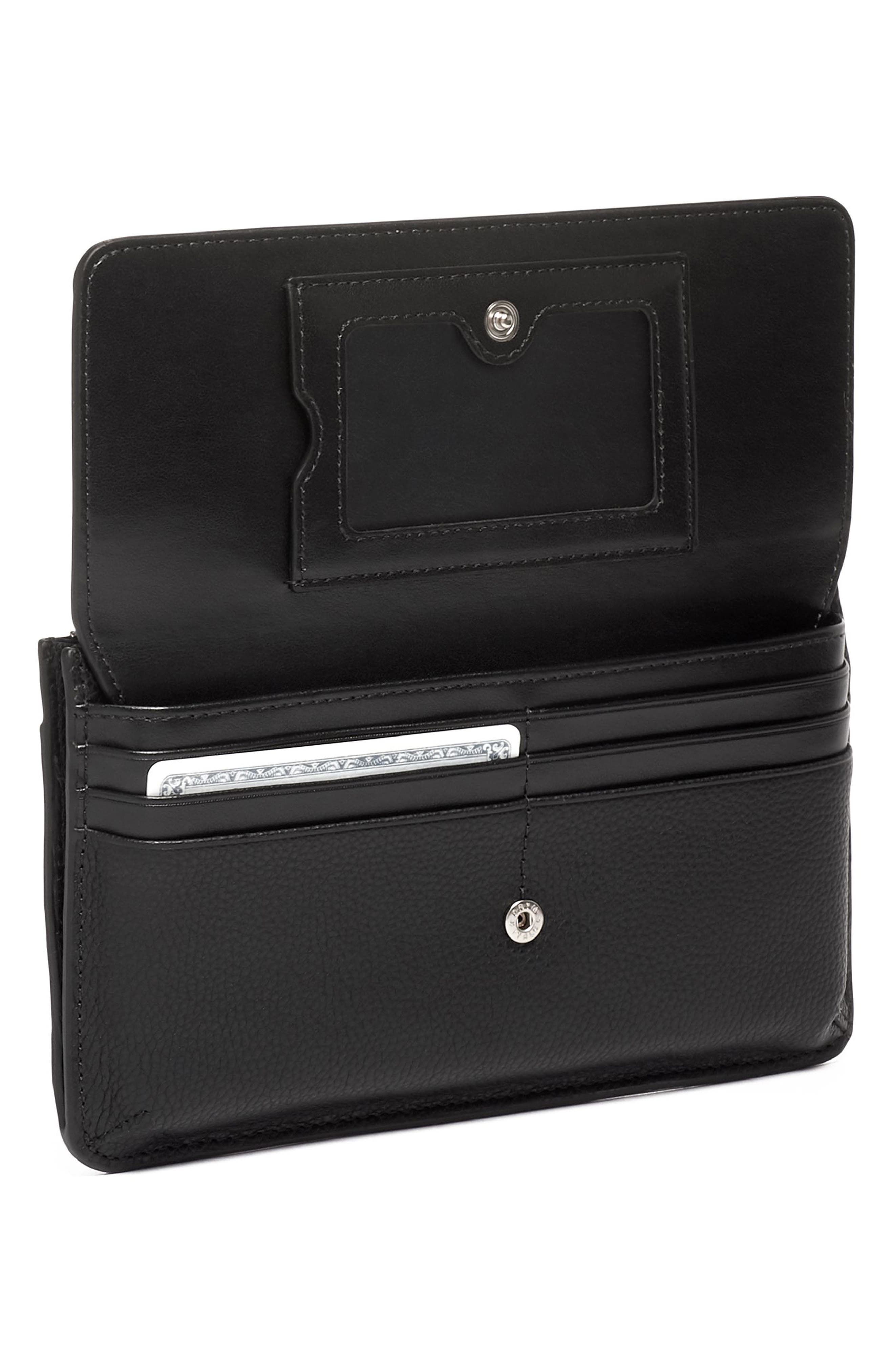 TUMI Belden Leather Wallet Crossbody Bag, Alternate, color, 