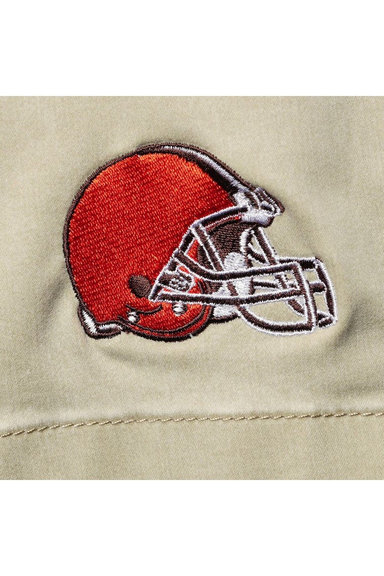 Men's Tommy Bahama Khaki Cleveland Browns Boracay Tri-Blend Shorts, Alternate, color, Khaki