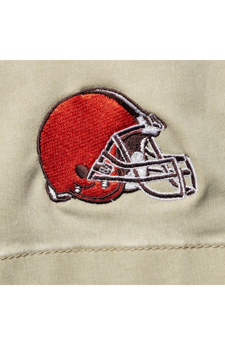 Tommy Bahama Men's Tommy Bahama Khaki Cleveland Browns Boracay Tri-Blend Shorts, Alternate, color, Khaki