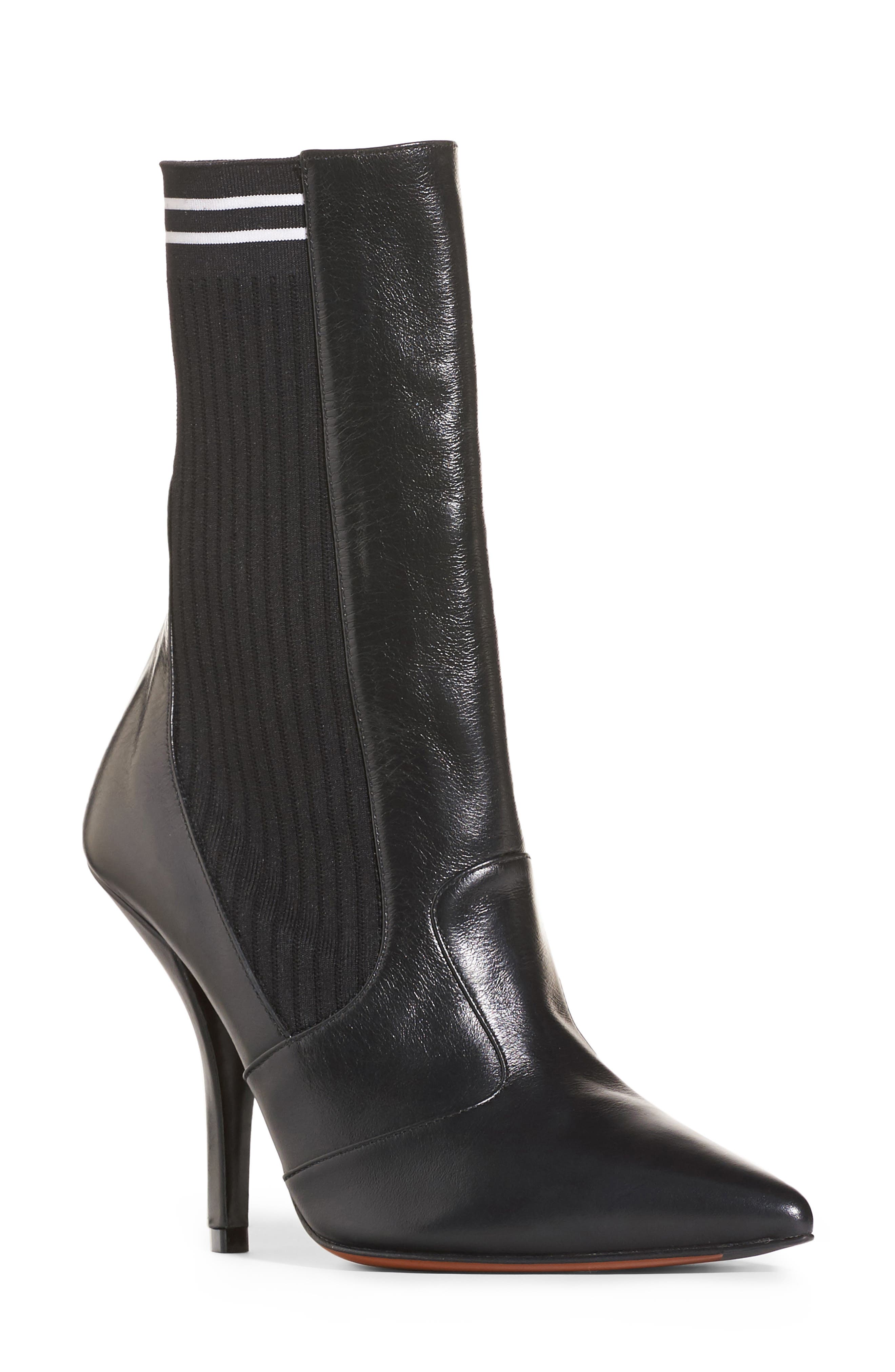 Fendi Rockoko Bootie, Main, color, 