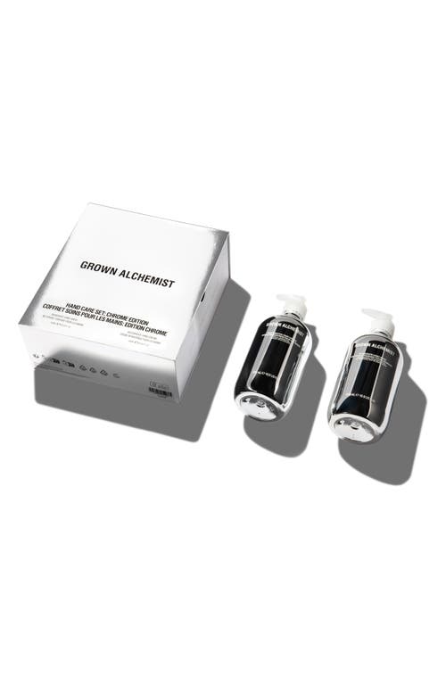Grown Alchemist Hand Care Set: Chrome Edition $110 Value In Transparent