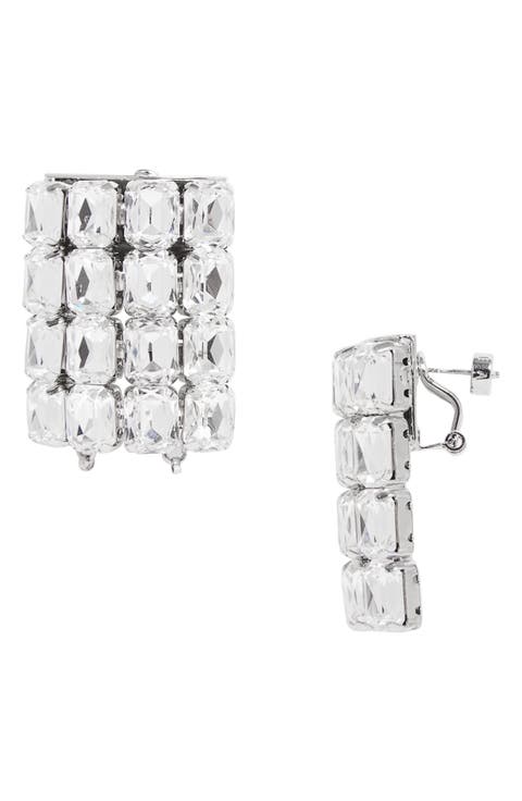 Crystal Pavé Earrings