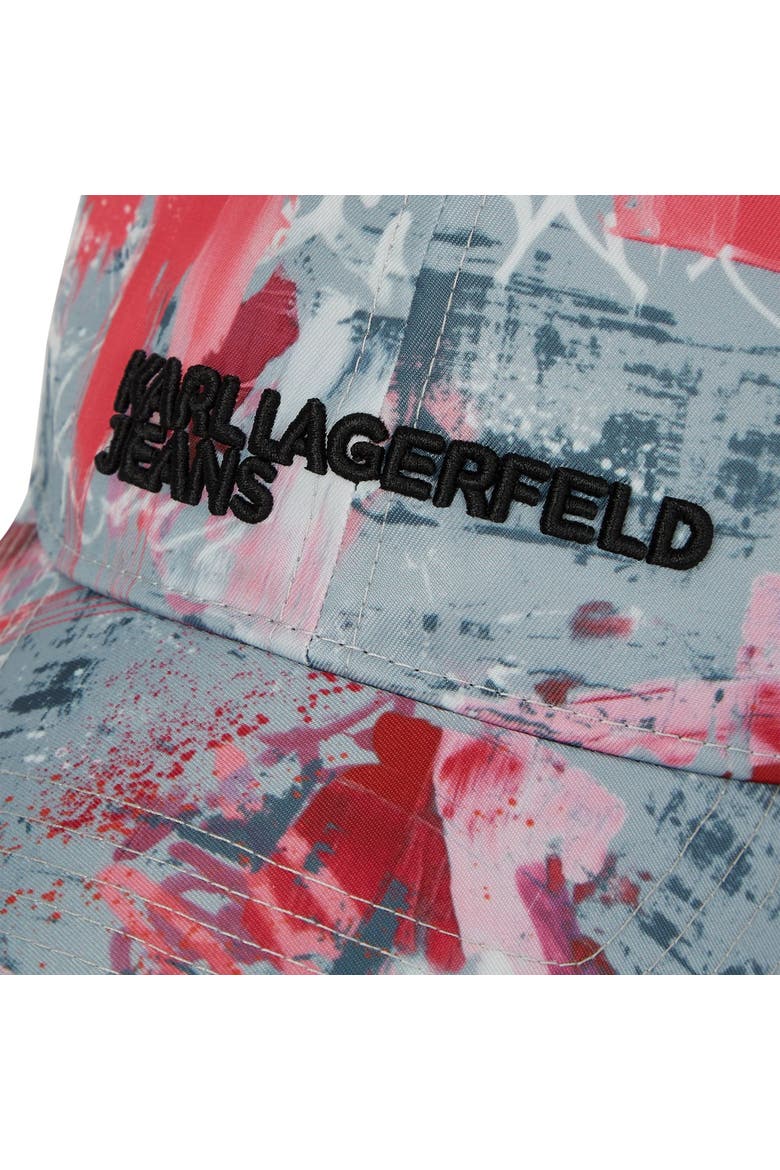 Women's Logo Cap All-Over Print, Alternate, color, Painters Print AOP Pink