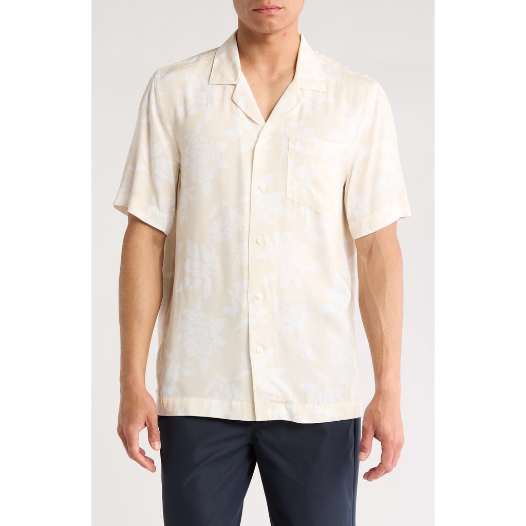 Original Penguin Palm Camp Shirt In Birch