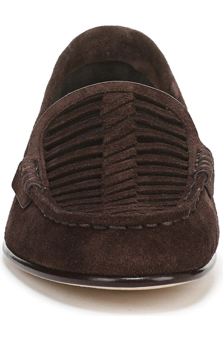Veronica Beard Cutout Loafer, Alternate, color, Espresso