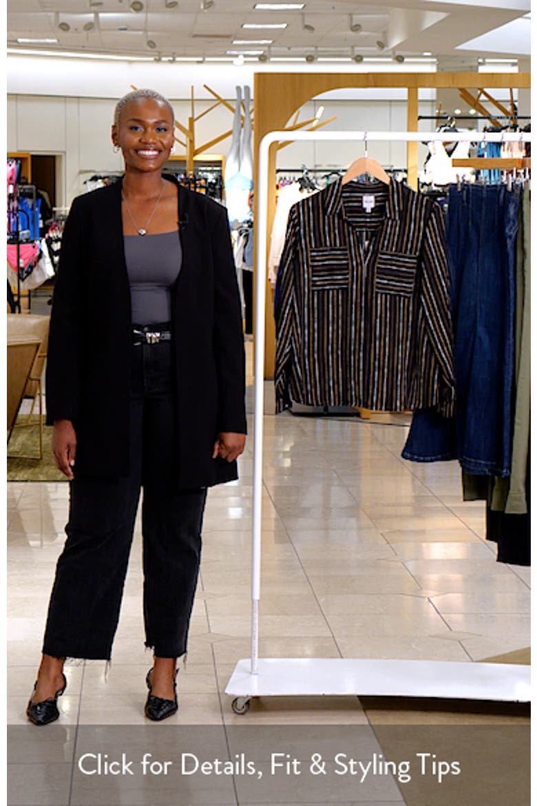 Painted Stripe Button-Up Shirt video