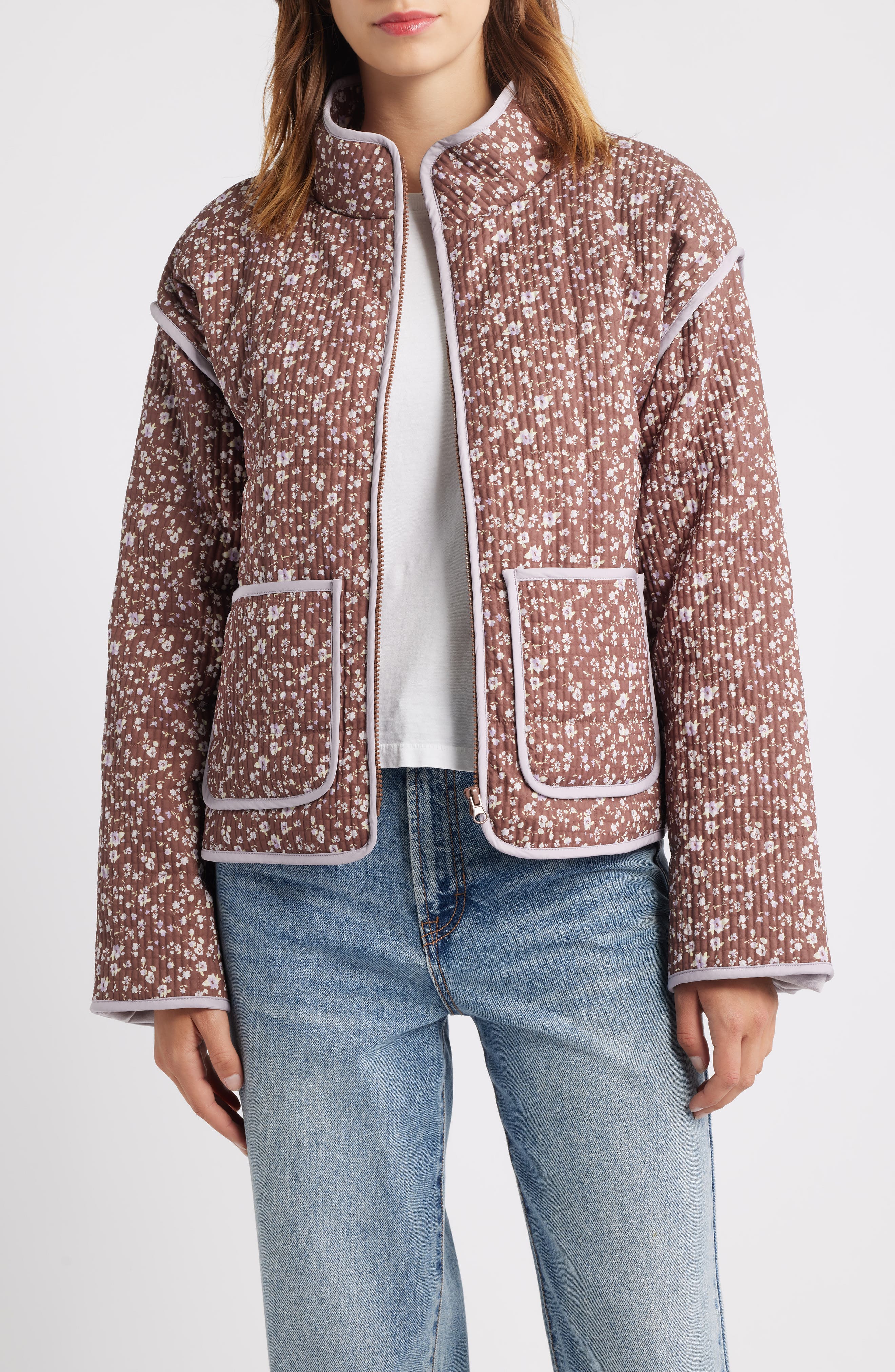 Floral Quilted Jacket