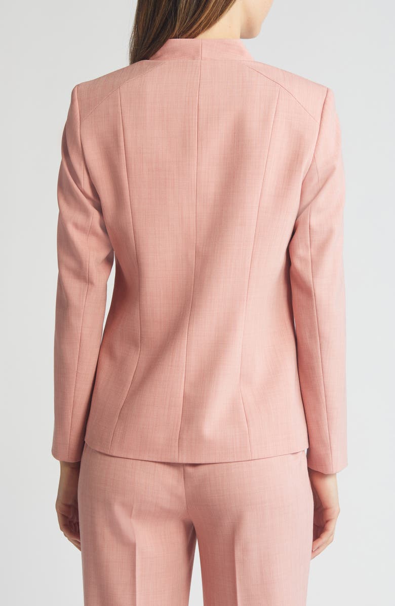 Anne Klein Shawl Collar Twill Blazer, Alternate, color,