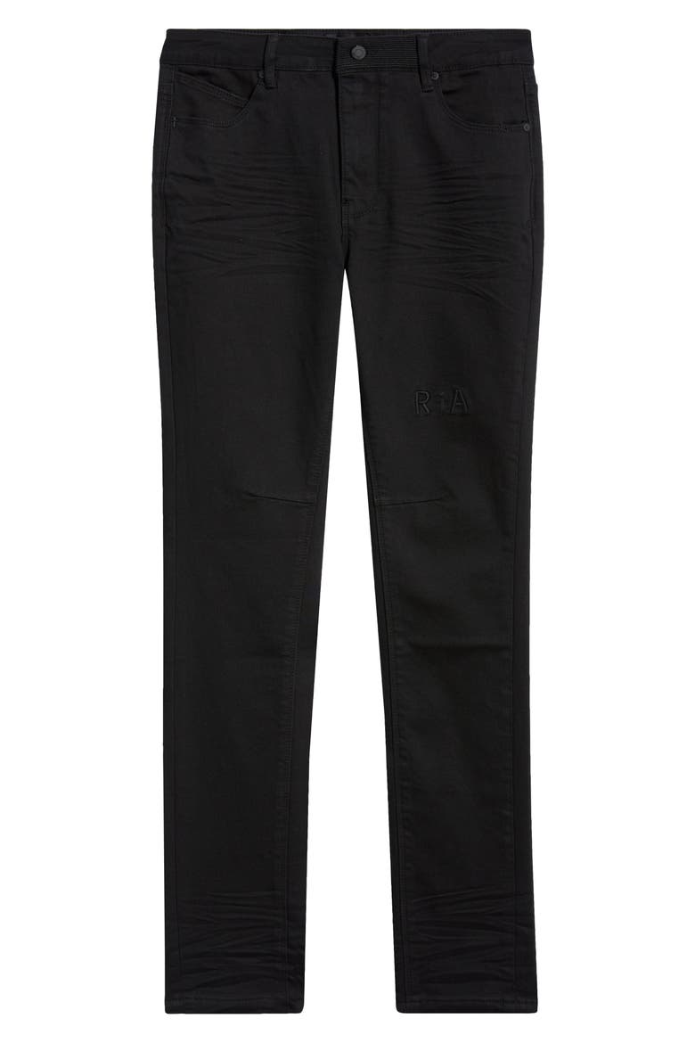 Bryant Skinny Jeans, Alternate, color, BLACK