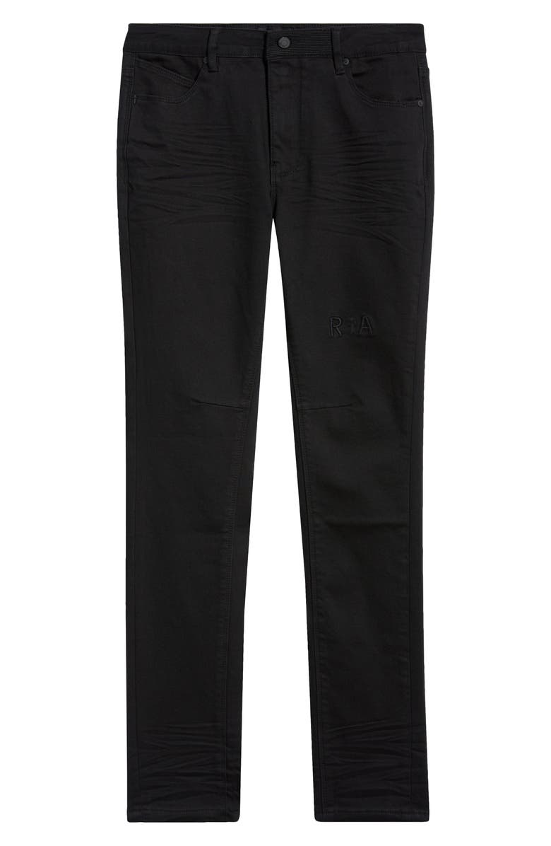 RtA Bryant Skinny Jeans, Main, color, Black