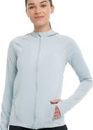 BloqUV Women's Long Sleeve Full Zip Hoodie Jacket with Sun and UV Protection
