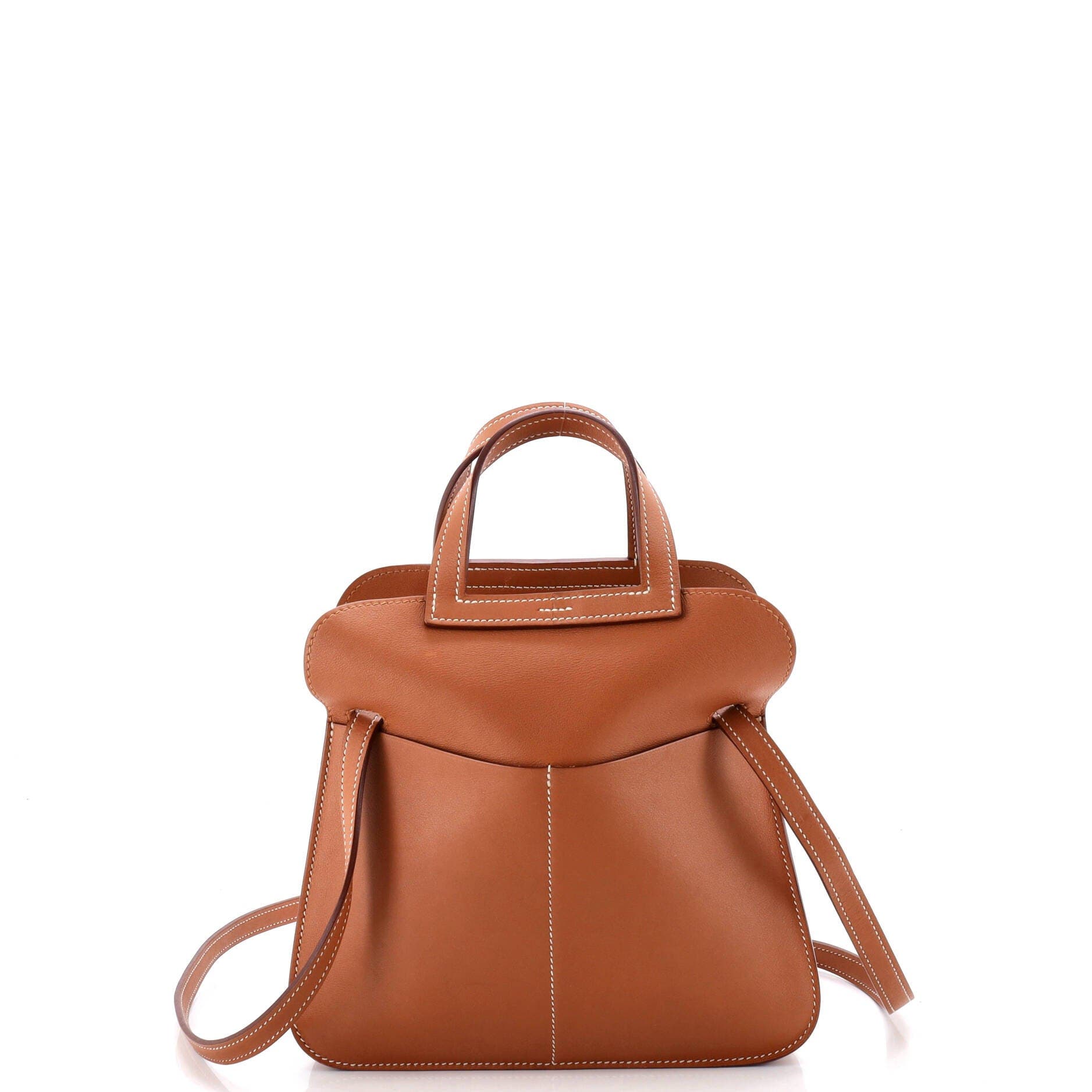 Pre-Owned Hermes Halzan Bag Swift 22, Alternate, color, Gold