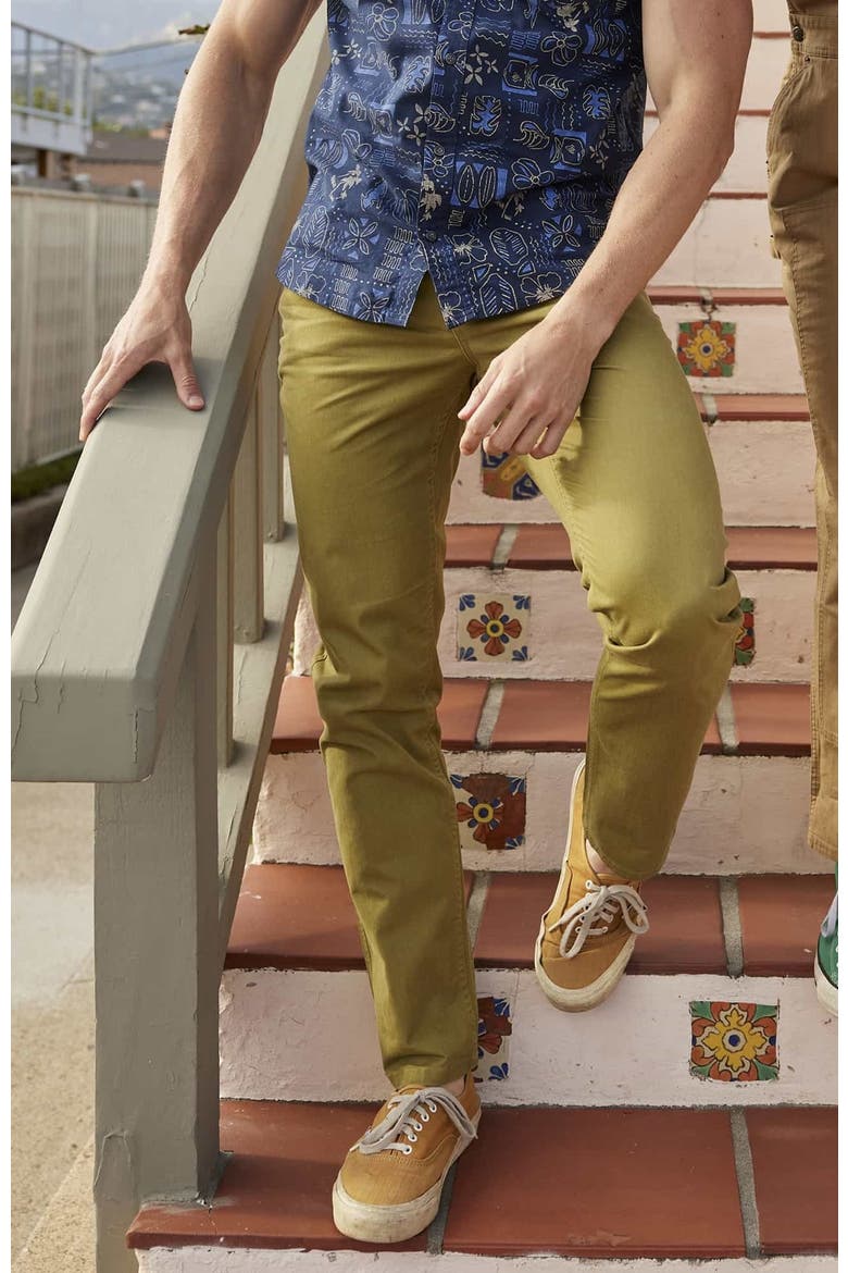 Mission Ridge 5 Pocket Lean Pant, Alternate, color, Green Moss Vintage Wash