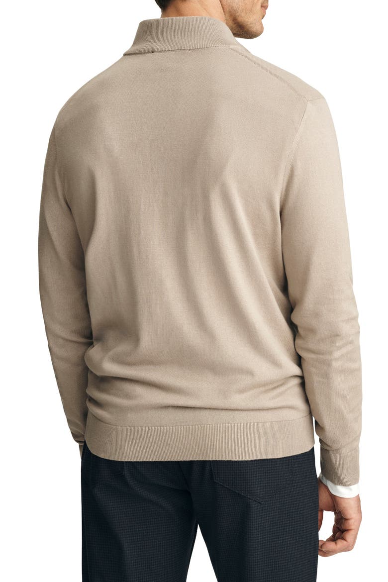 Textured Quarter Zip Sweater, Alternate, color, FALLEN ROCK