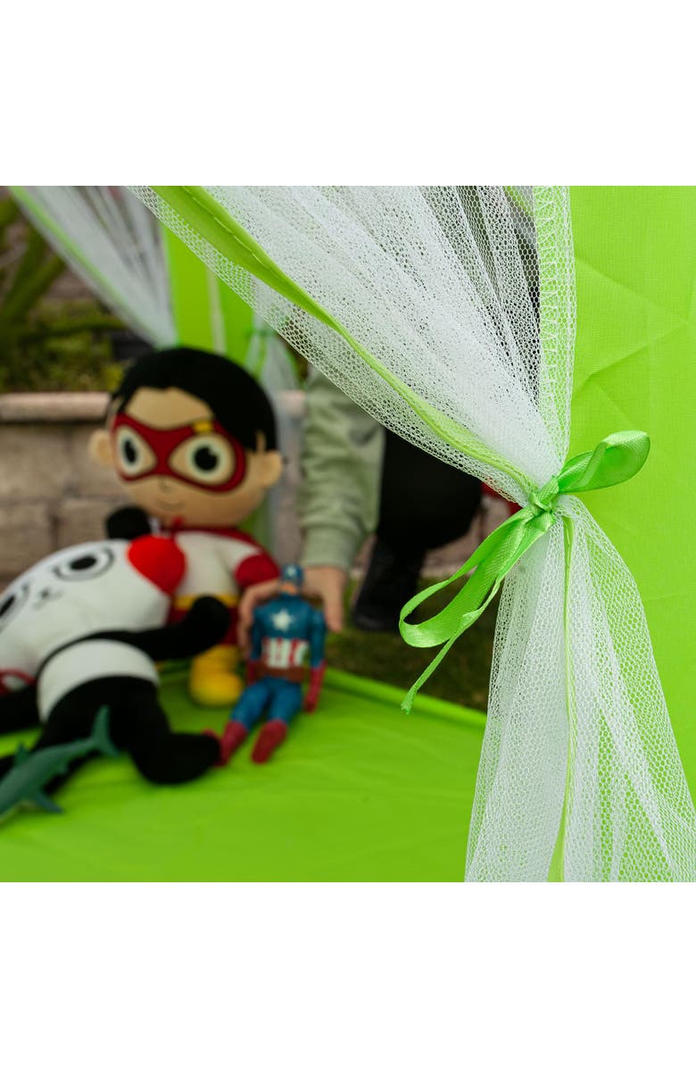 Toynk Green Hexagon Fantasy Castle Play Tent | 53 x 47 x 55 Inches, Alternate, color, Green