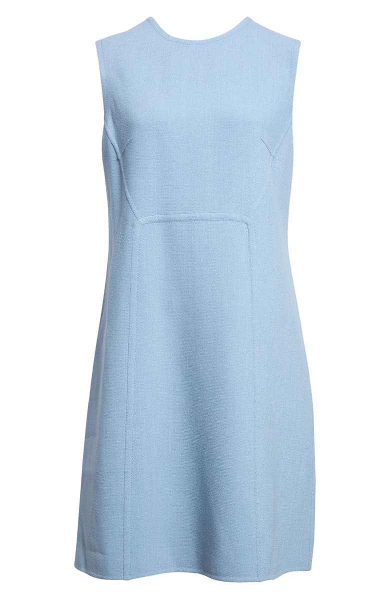 Michael Kors Collection Stretch Wool Blend Crepe Shift Dress, Alternate, color, 